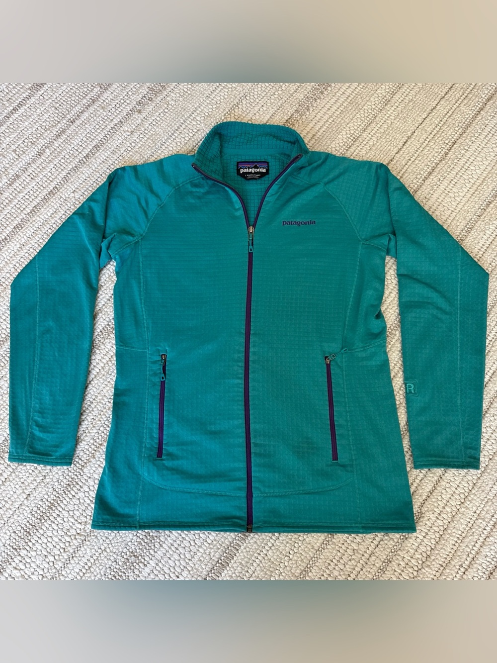 Patagonia R1 Thermal Full Zip Jacket Women's Size L Long Sleeve 40138 Spring 17